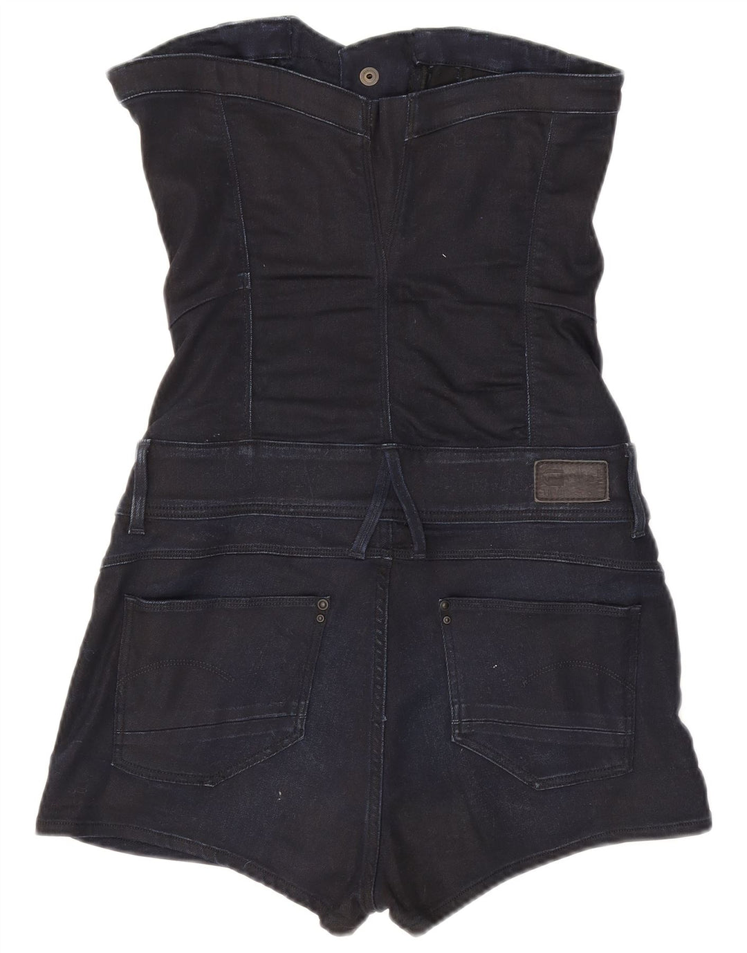 Tutina senza spalline da donna G-Star UK 12 Lyocell medio blu navy