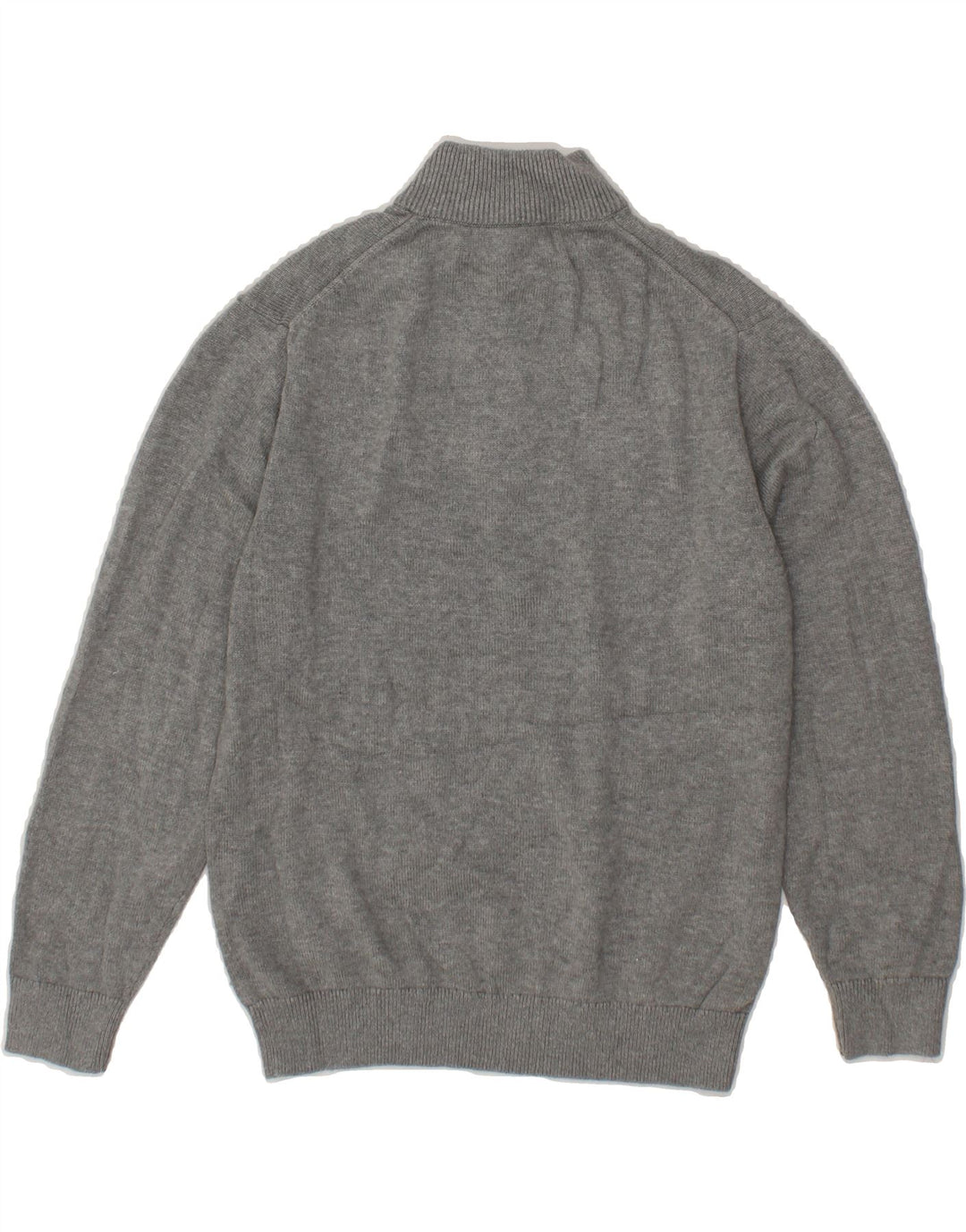 VINEYARD VINES Boys Zip Neck Jumper Sweater 12-13 Years Medium Grey Cotton Vintage Vineyard Vines and Second-Hand Vineyard Vines from Messina Hembry 