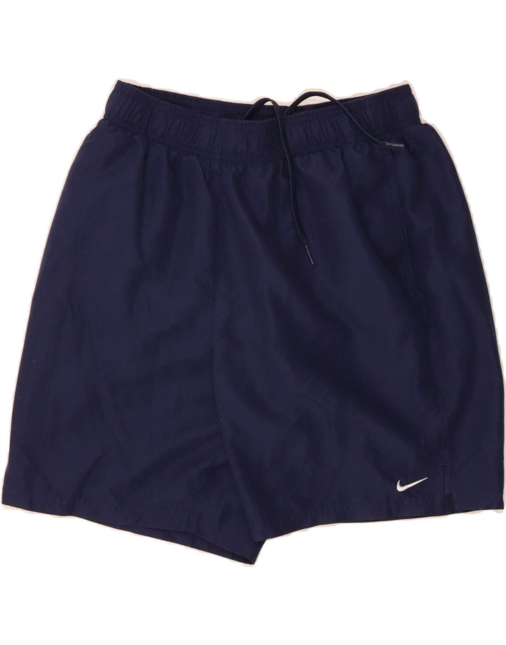 NIKE Mens Sport Shorts Medium  Navy Blue Polyester Vintage Nike and Second-Hand Nike from Messina Hembry 