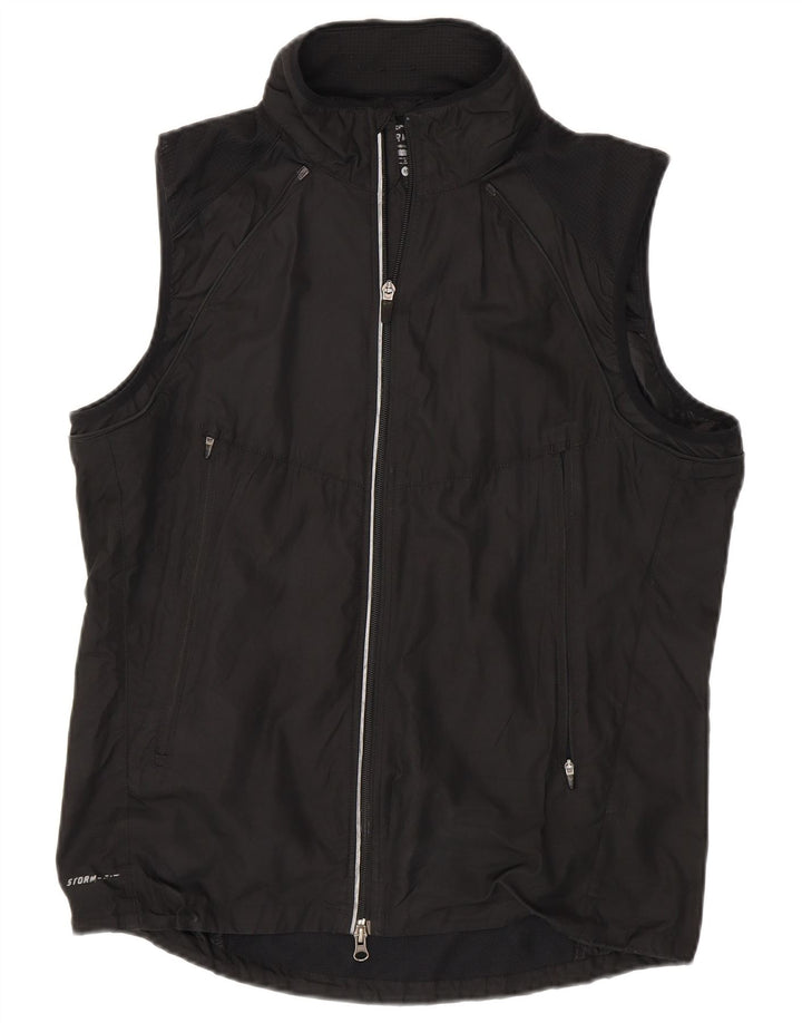 NIKE Mens Storm-Fit Sleeveless Tracksuit Top Jacket  Medium Black