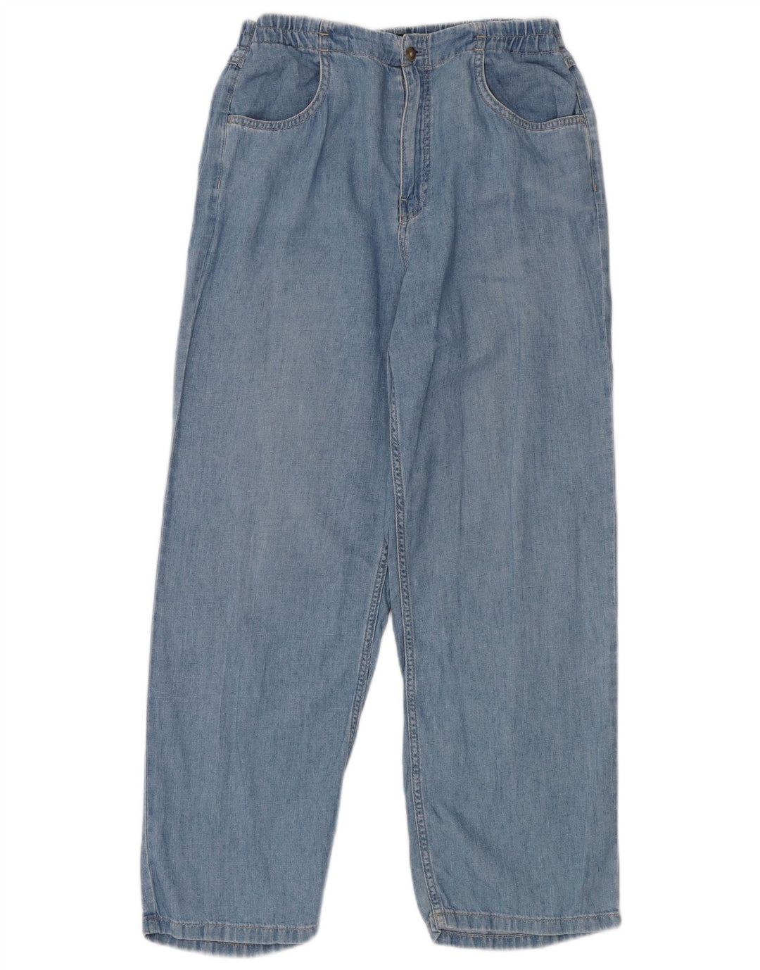 Jeans larghi da donna a vita alta Massimo Dutti W28 L28 Blu