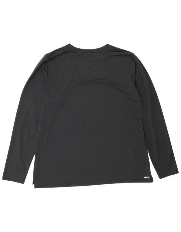 Maglia a maniche lunghe da uomo New Balance XL nera