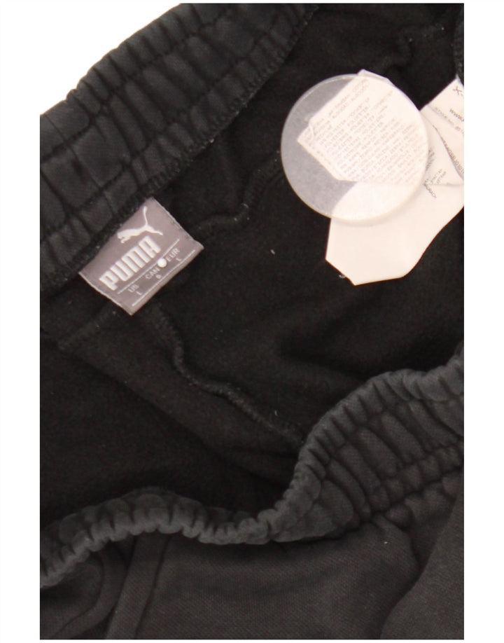Pantaloni da tuta da uomo Puma Joggers grandi in cotone nero