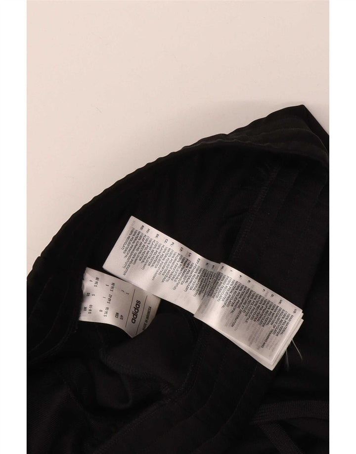 Pantaloni da tuta da donna Adidas UK 8/10 Small Nero Poliestere