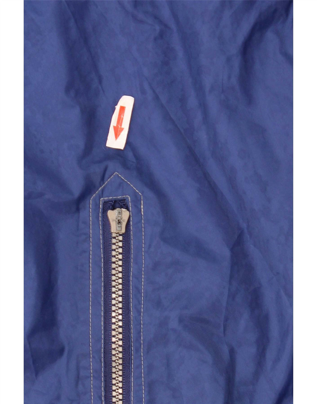 Giacca antipioggia da uomo Essential con cappuccio grafico UK 40 Large Blu in poliammide