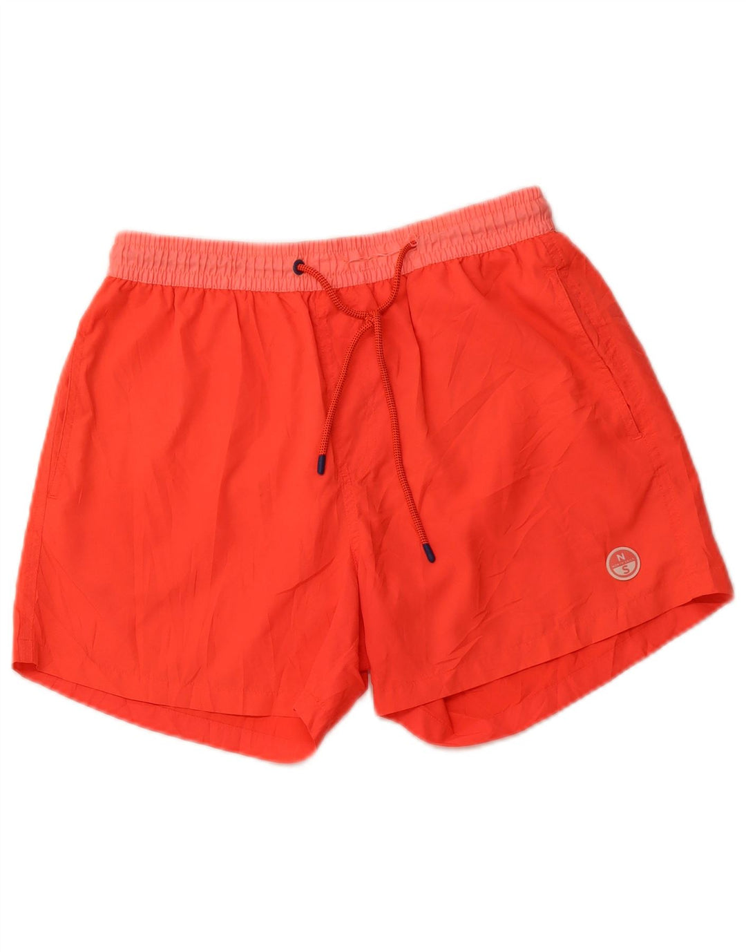Pantaloncini da bagno da uomo NORTH SAILS piccoli in poliestere arancione