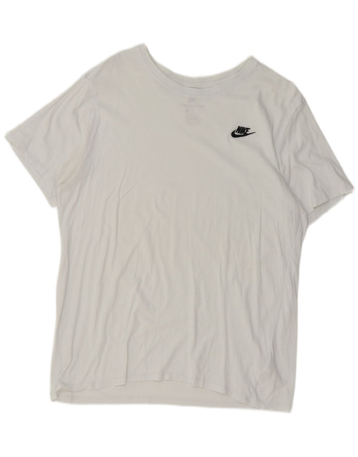 T-shirt Nike da uomo dal taglio atletico, taglia grande, in cotone blu