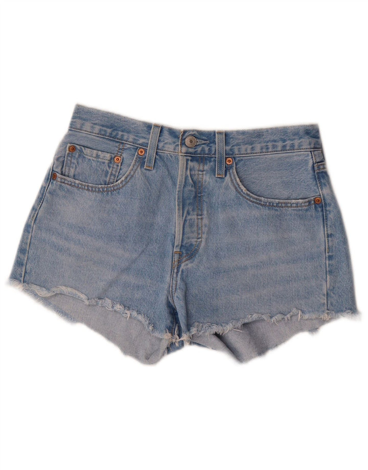 Pantaloni caldi in denim Levi's 501 da donna W26 piccoli in cotone blu