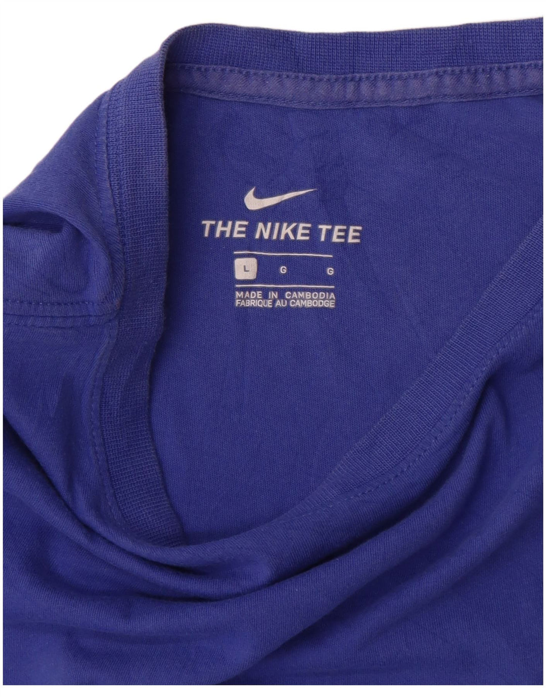 T-shirt da donna Nike Top UK 16 grande cotone blu