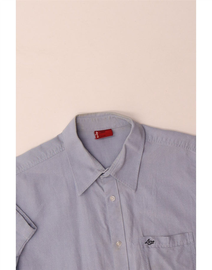 Camicia a maniche corte da uomo LEVI'S grande blu