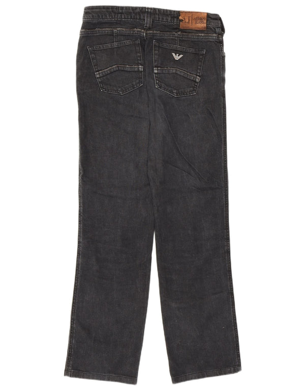 Jeans dritti da donna Armani W28 L28 Grigi