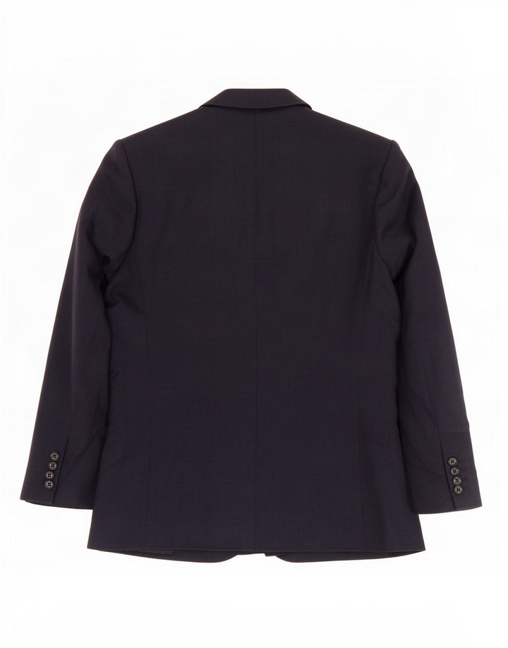 Giacca blazer a 2 bottoni da uomo Marks & Spencer UK 40 media lana blu navy