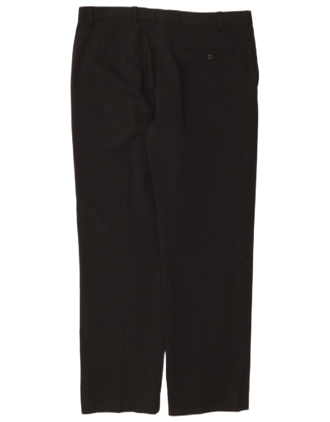 Pantaloni da abito dritti autografi da uomo Marks & Spencer W36 L31 neri