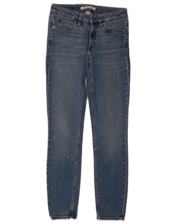 Jeans skinny da donna Calvin Klein W26 L30 cotone blu