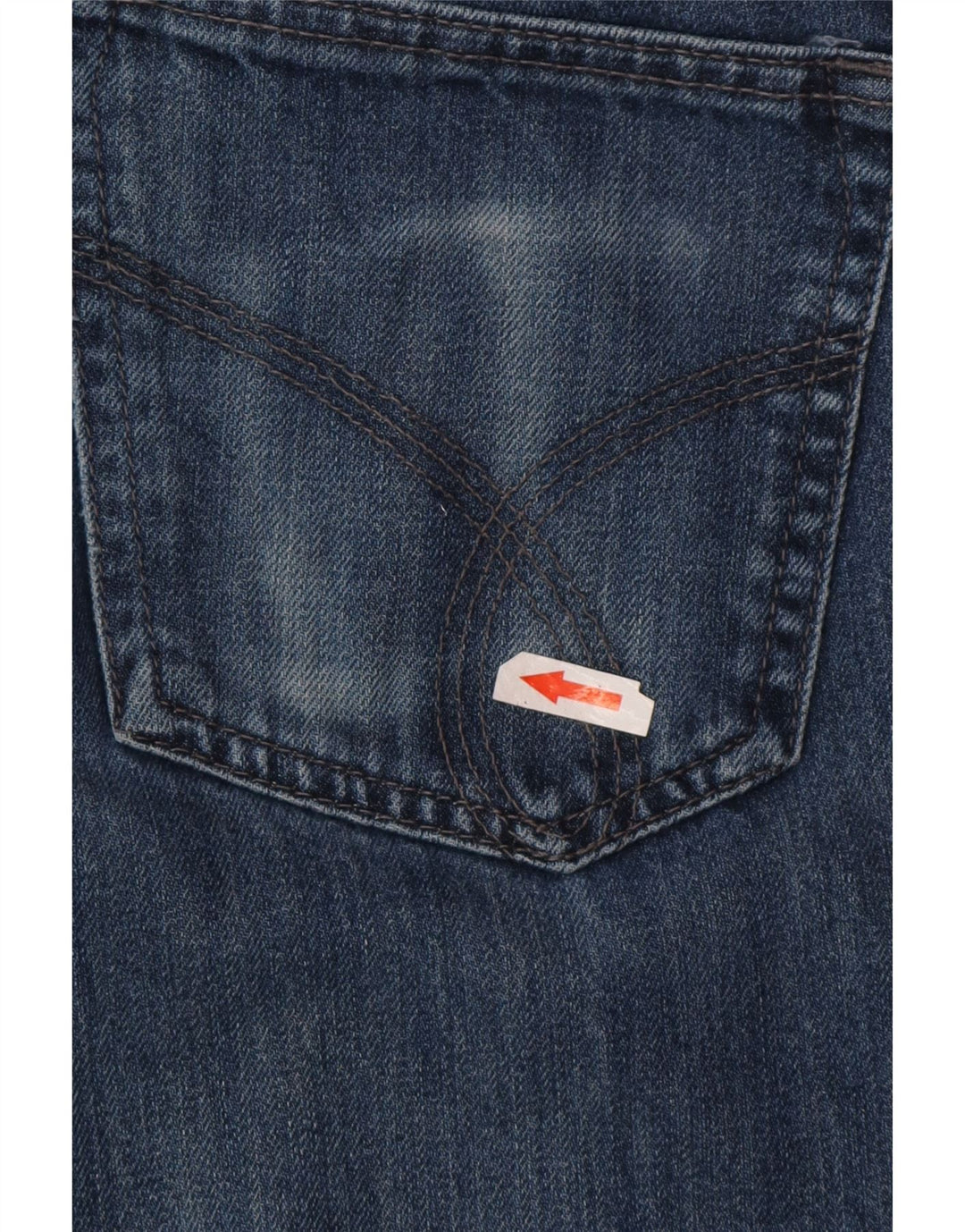 Jeans dritti slim da uomo Calvin Klein W30 L32 cotone blu