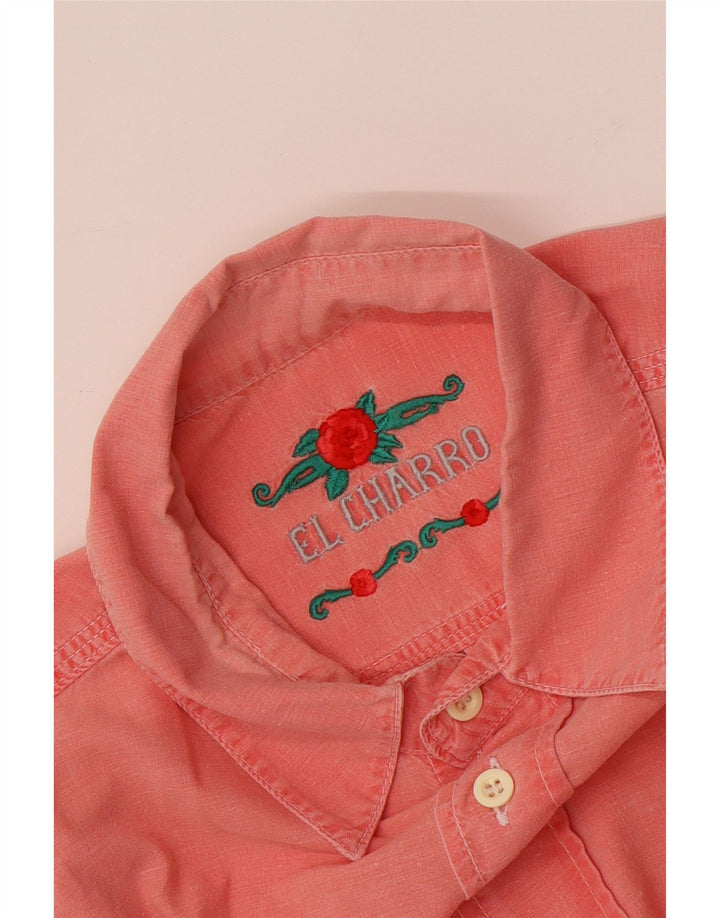 EL CHARRO Camicia da uomo grande rosa