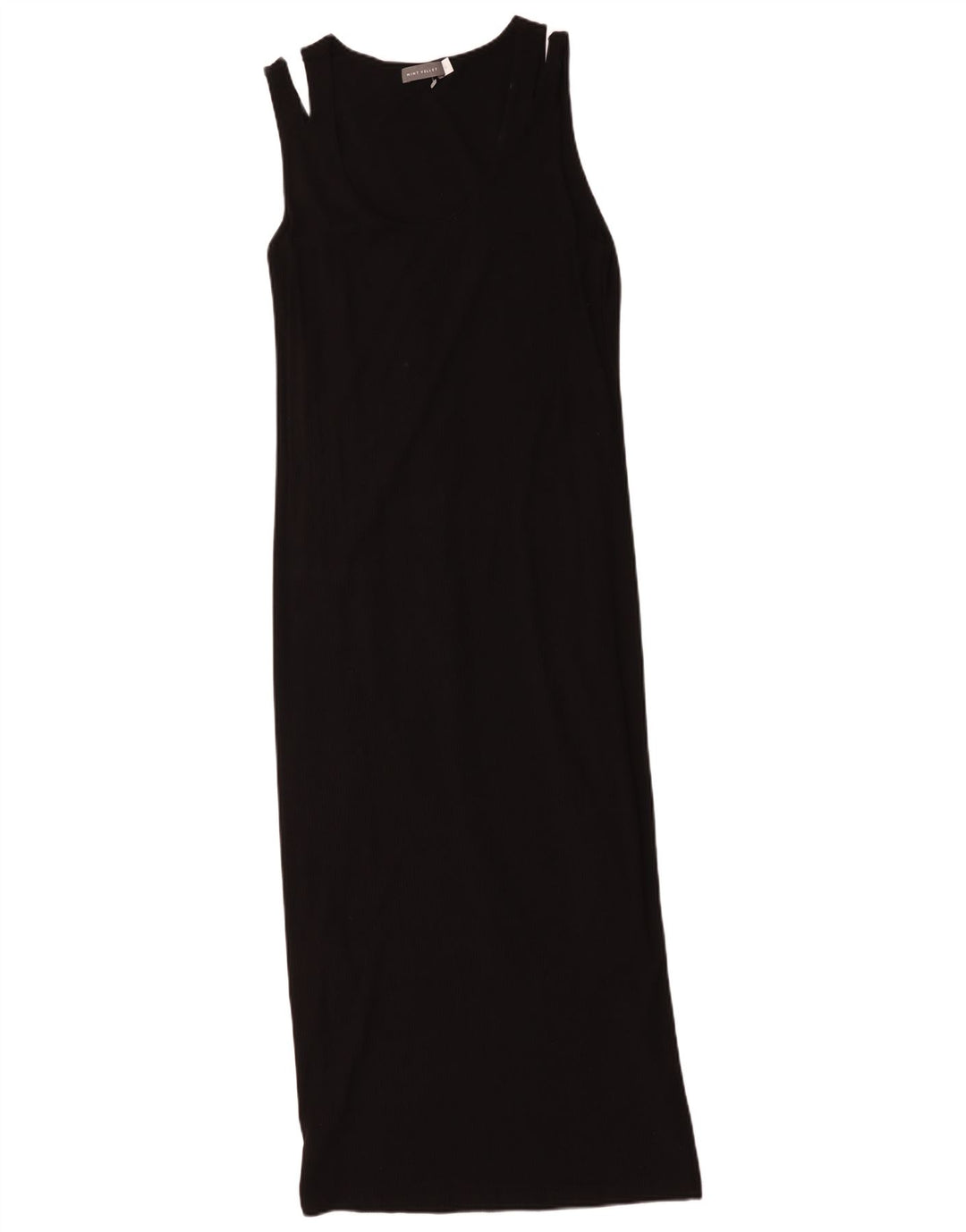 Abito lungo senza maniche da donna MINT VELVET UK 12 Medio Nero