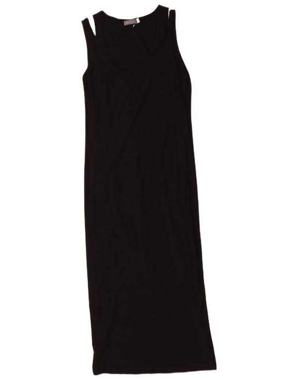 Abito lungo senza maniche da donna MINT VELVET UK 12 Medio Nero
