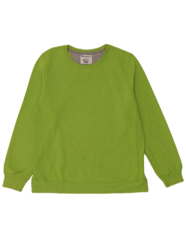 Felpa da donna Champion Jumper UK 18 XL Cotone verde
