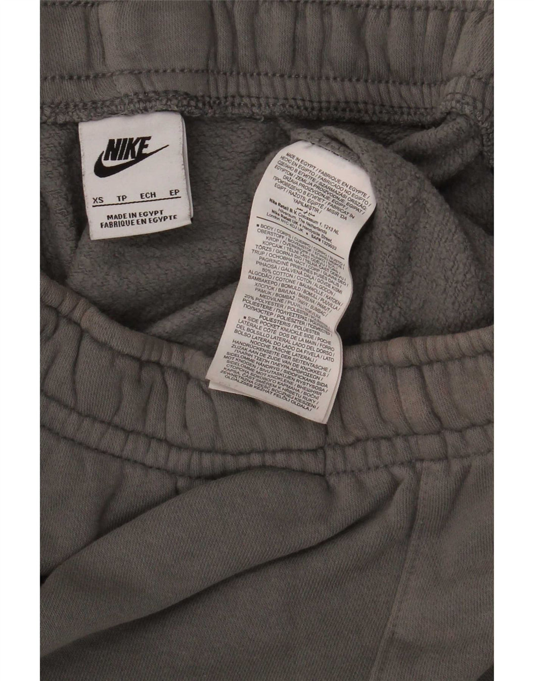 Pantaloni della tuta da uomo Nike Joggers XS in cotone grigio