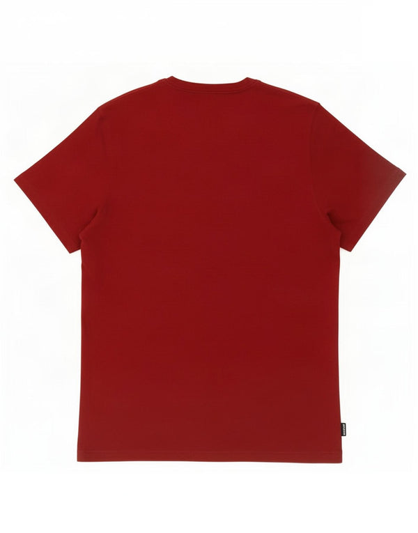 Barbour Uomo T-shirt su misura Top in cotone bordeaux medio