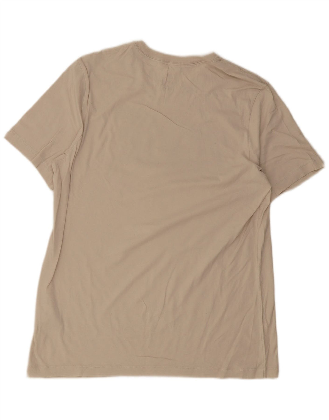 T-shirt grafica da uomo Nike Top grande in cotone beige