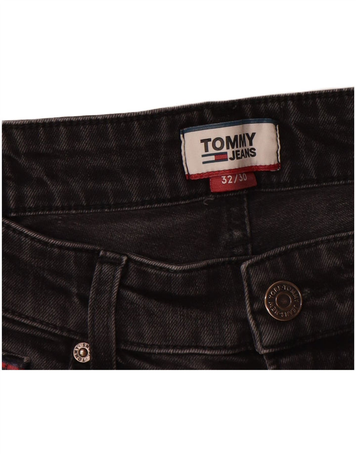 Jeans slim da uomo Tommy Hilfiger W32 L30 cotone grigio