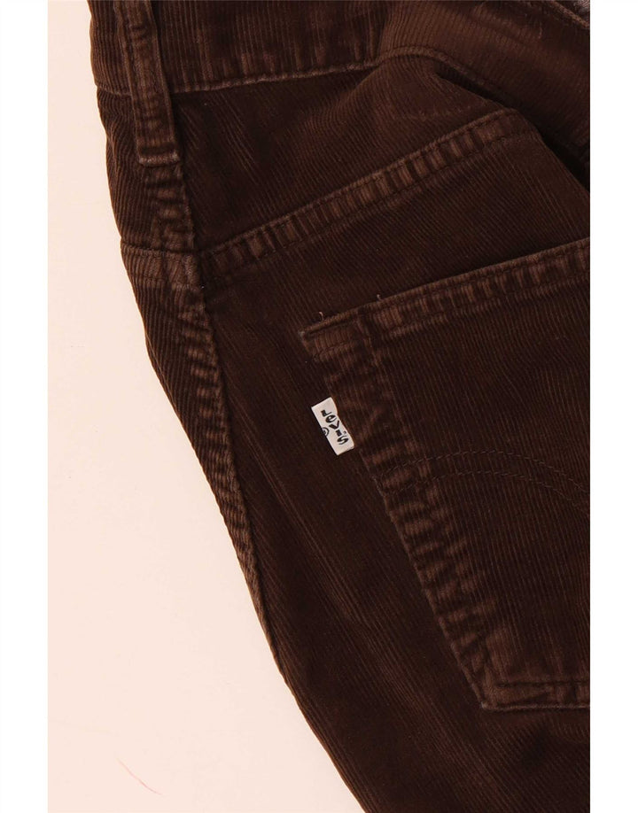 Pantaloni slim in velluto a coste da uomo Levi's W28 L29 Marrone