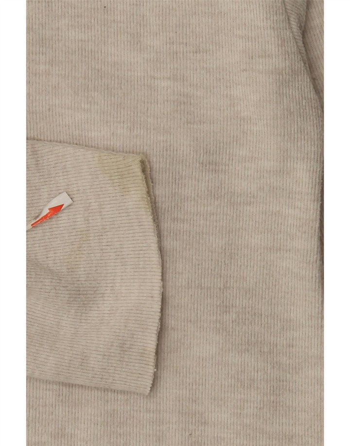 Maglione maglione girocollo da donna Zara UK 14 Poliestere screziato grigio medio