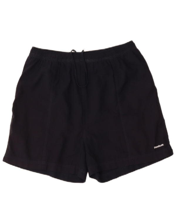 Pantaloncini sportivi Reebok da uomo XL neri in poliestere