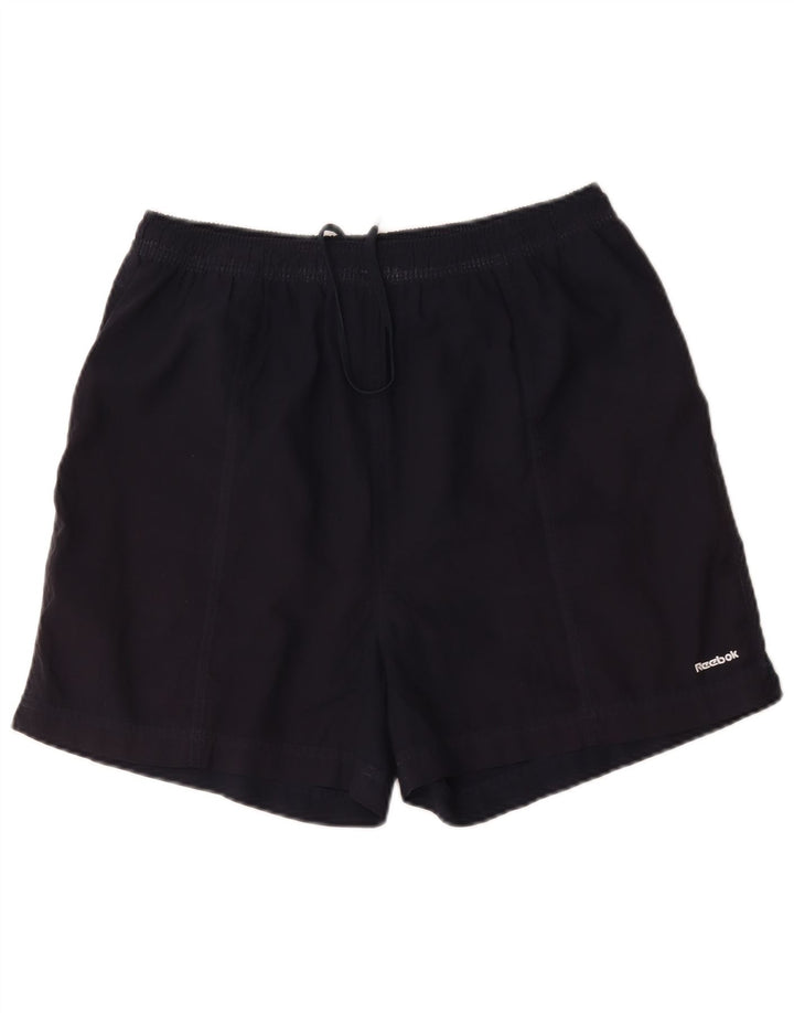 Pantaloncini sportivi Reebok da uomo XL neri in poliestere