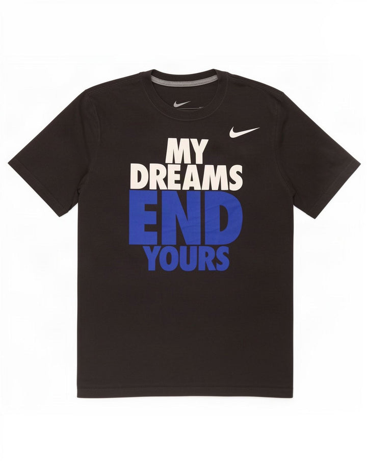 T-shirt grafica Nike da uomo con vestibilità regolare, piccola, in cotone nero
