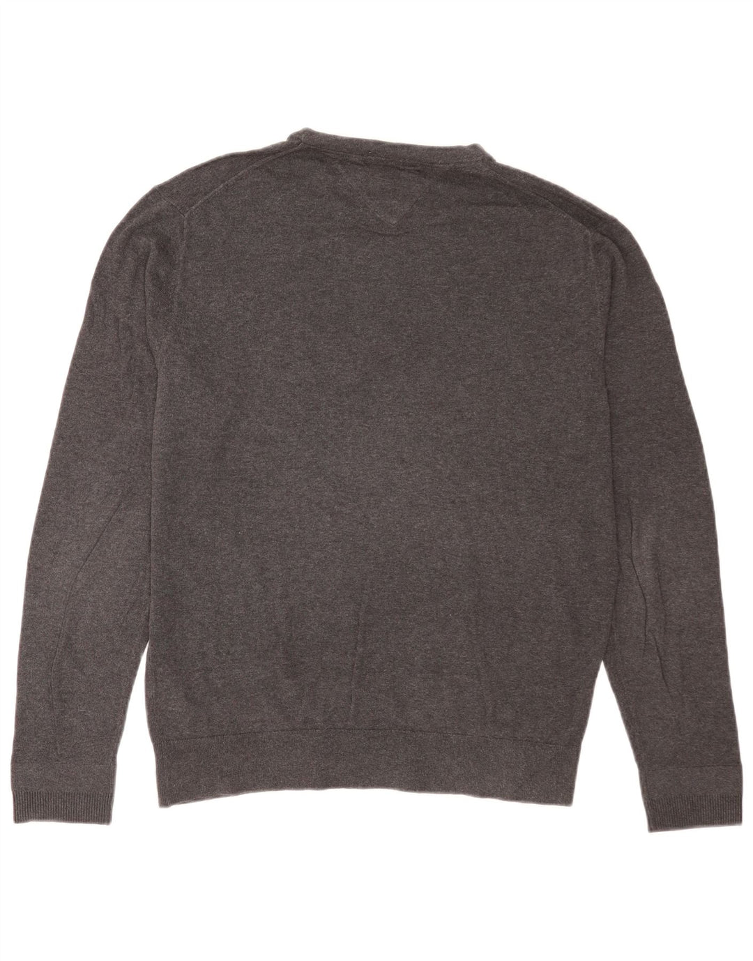 Maglione maglione girocollo da uomo Tommy Hilfiger grande cotone grigio