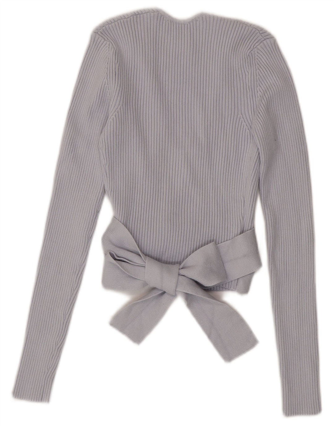 Top cardigan corto avvolgente da donna Zara UK 8 piccolo blu
