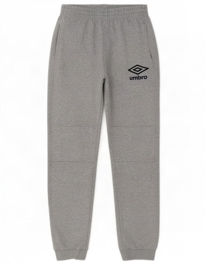 Pantaloni da tuta da uomo Umbro Joggers Cotone screziato grigio medio