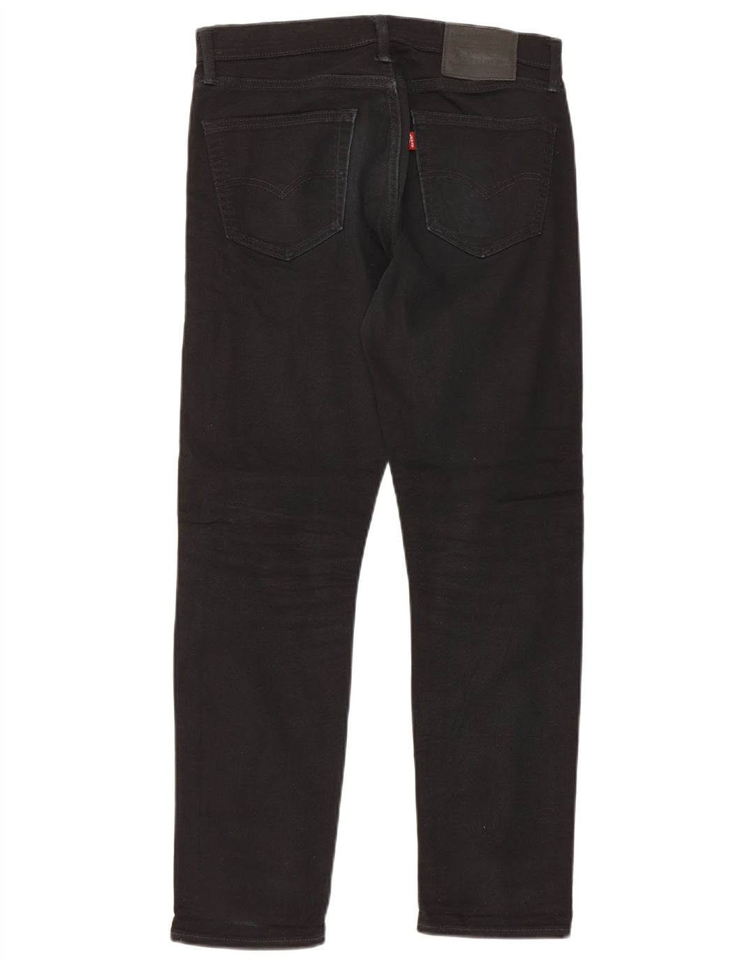 Levi's Uomo 508 Regular Tapered Jeans W30 L30 Cotone Nero