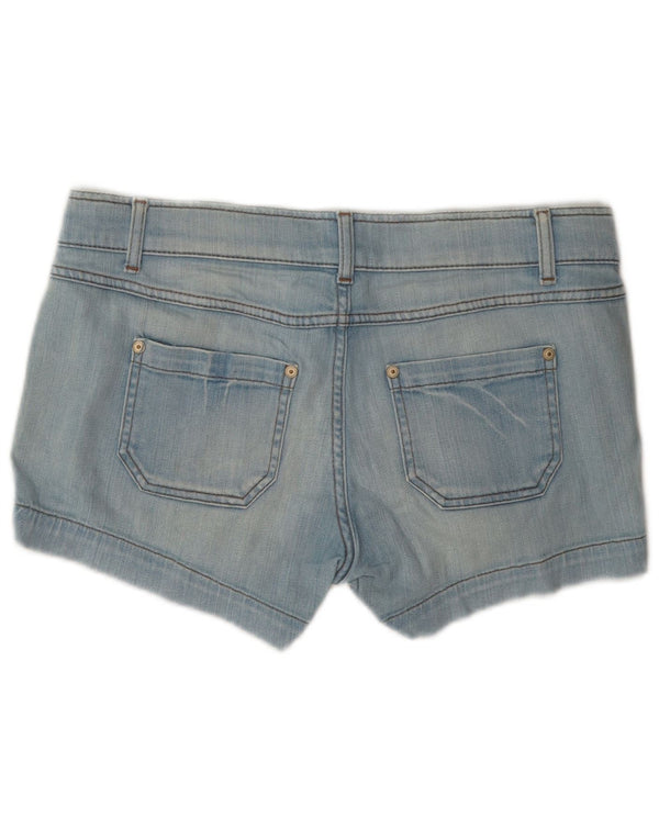 Pantaloncini di jeans da donna Benetton W32 grandi blu
