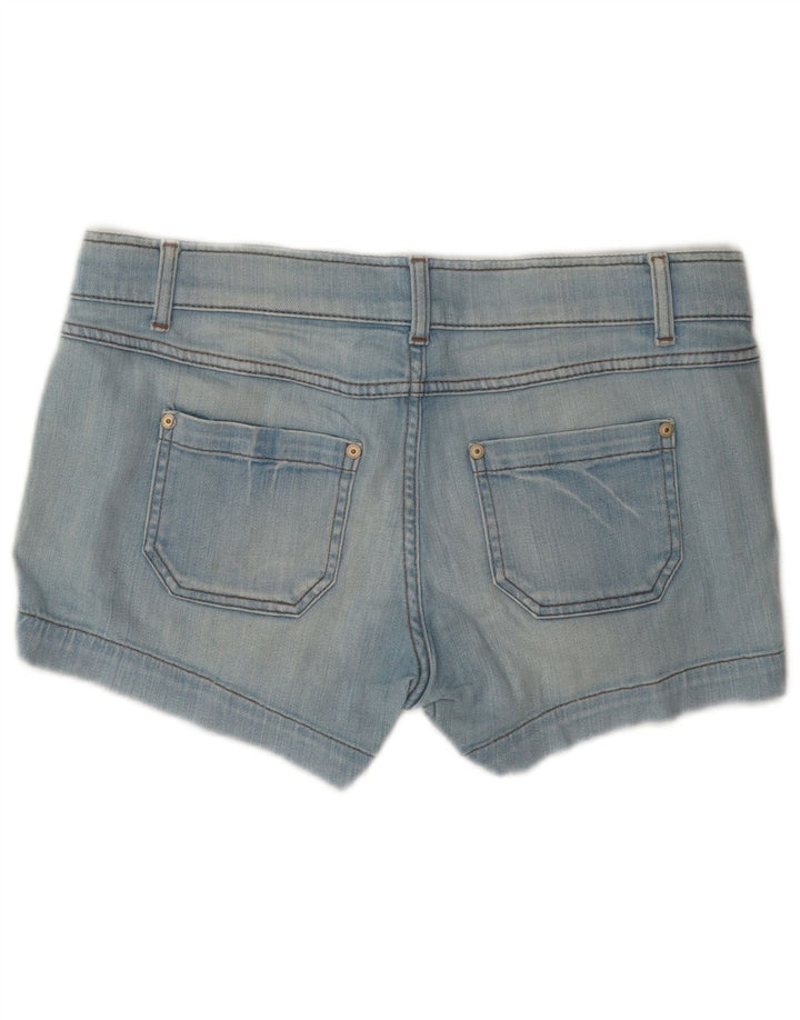 Pantaloncini di jeans da donna Benetton W32 grandi blu
