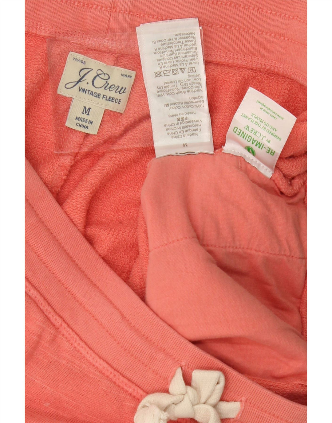 J. CREW Womens Sport Shorts UK 14 Medium Pink Cotton Vintage J. Crew and Second-Hand J. Crew from Messina Hembry 