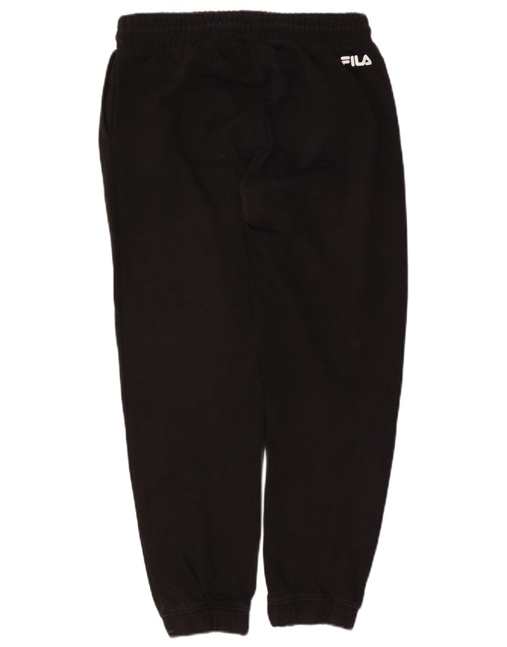 FILA Pantaloni da tuta con grafica da uomo Joggers medio cotone nero