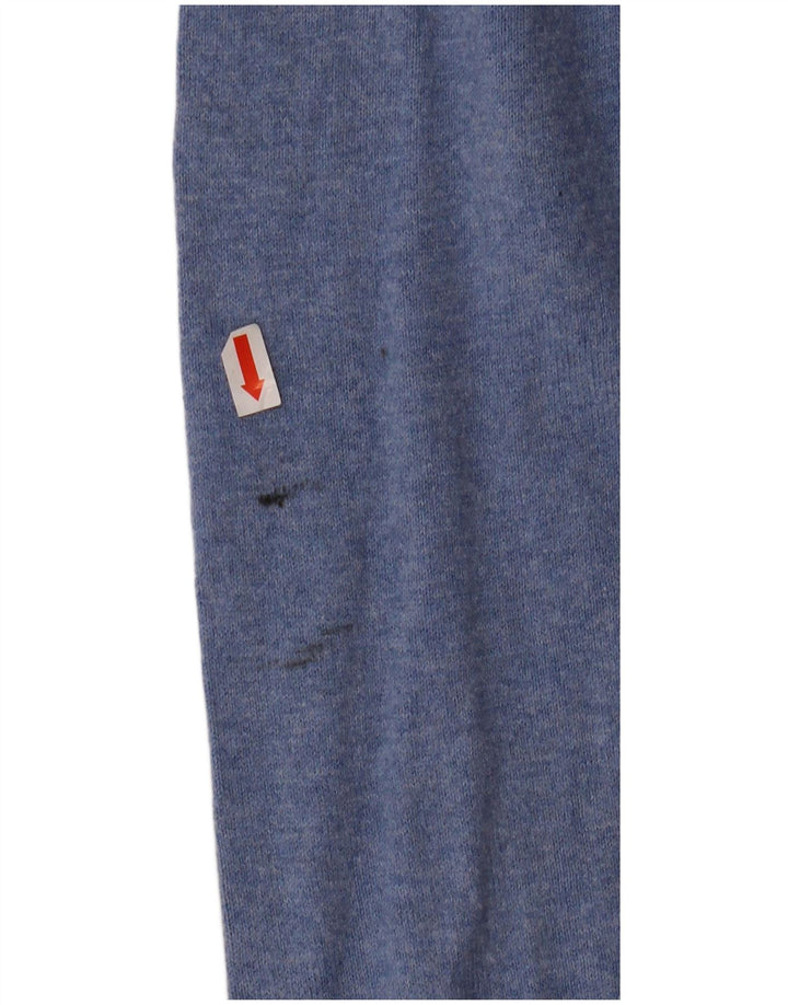 JACK WILLS Maglione da uomo con scollo a V XL in cotone blu