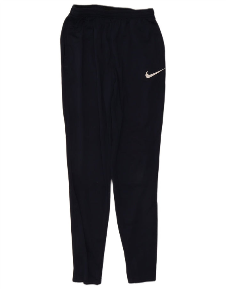 Pantaloni da tuta da uomo NIKE piccoli in poliestere blu navy
