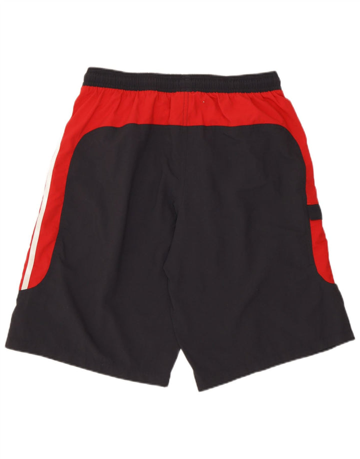 Pantaloncini da bagno da uomo Adidas Medium Black Colourblock in poliestere