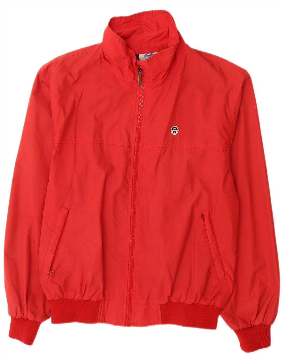 Giubbotto bomber da uomo North Sails UK 40 Large rosso in poliammide