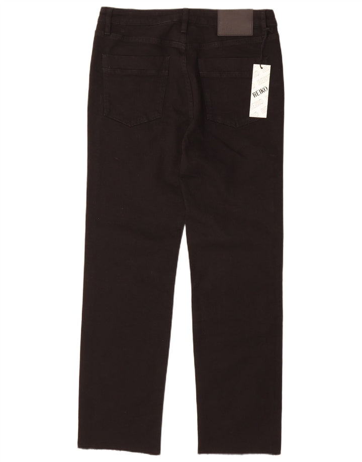 Jeans dritti da donna Reiko W30 L29 cotone nero