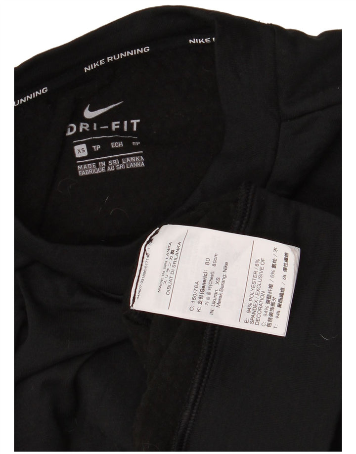 Felpa Nike Dri Fit Loose Fit da uomo, XS, poliestere nero