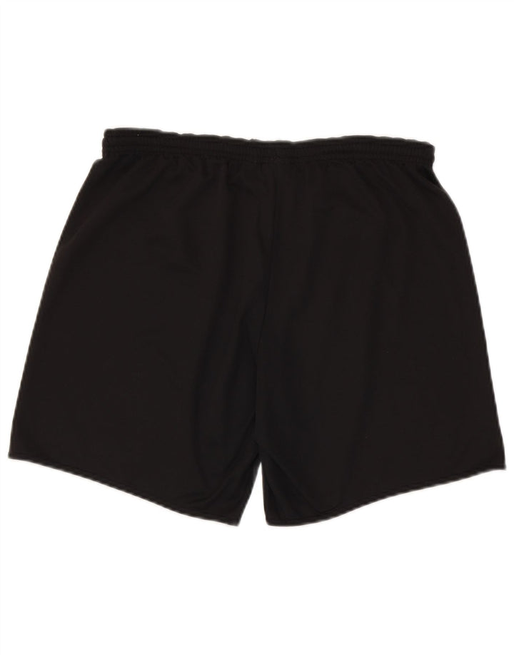 Pantaloncini sportivi Adidas Climalite da uomo piccoli in poliestere nero