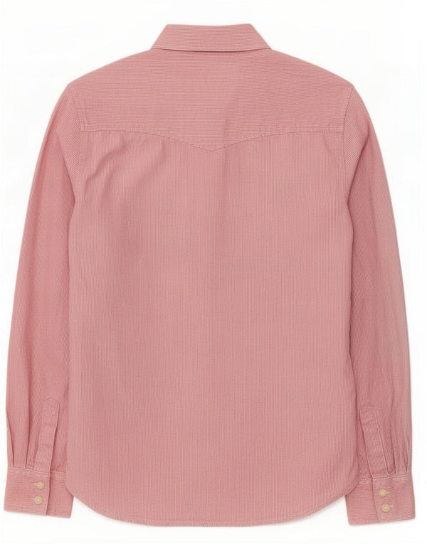 Camicia Levi's Uomo in cotone gessato rosso medio