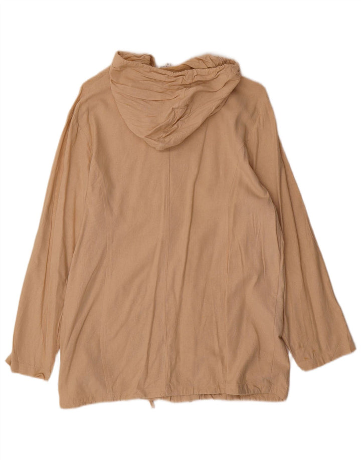 Cherie Bomber da donna con cappuccio IT 46 Large Beige Seta