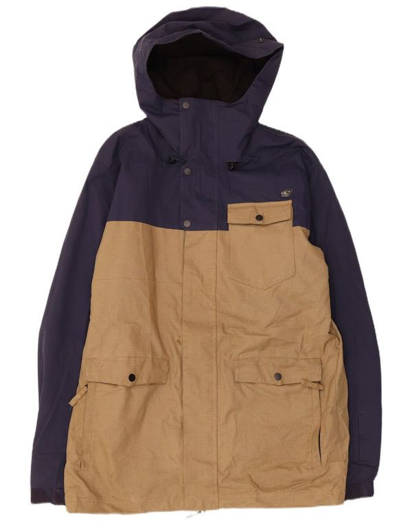 Giacca a vento con cappuccio da uomo O'Neill UK 38 Medium Navy Blue Colourblock